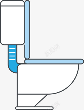 卡通马桶生活图标图标