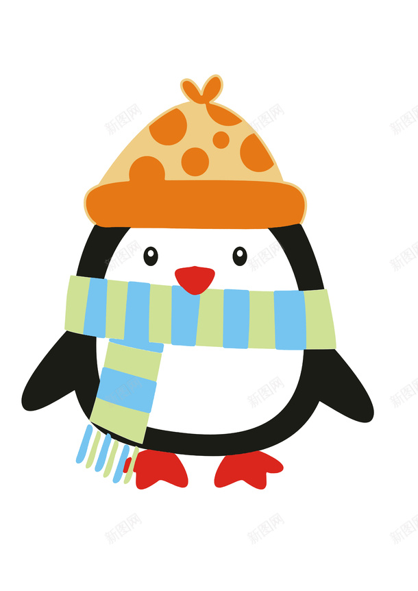 卡通企鹅形象画png免抠素材_新图网 https://ixintu.com 儿童画 卡通企鹅形象画 卡通图 可爱企鹅姑娘 装饰画元素