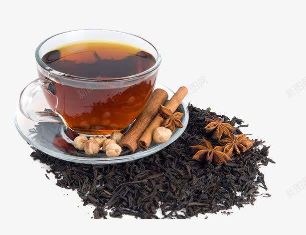 安化黑茶与茶水png免抠素材_新图网 https://ixintu.com 安化黑茶 提神 茶叶 茶水 黑茶