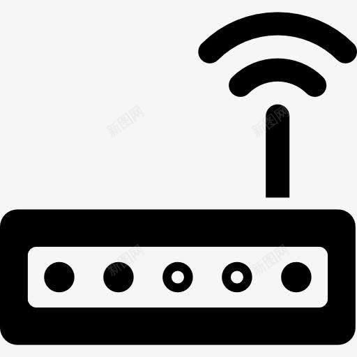 路由器信号图标png_新图网 https://ixintu.com WiFi信号 技术 无线上网 无线连接 调制解调器 连接互联网