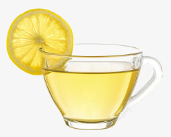 热水冲泡柠檬泡热水柠檬茶图高清图片