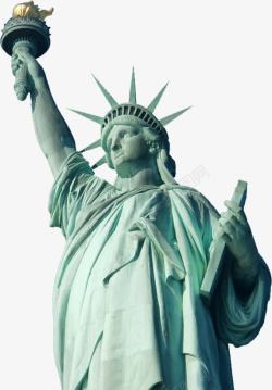举火炬美国自由女神像地标高清图片