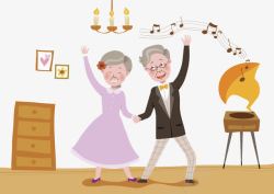 跳舞的老奶奶跳舞的爷爷奶奶高清图片