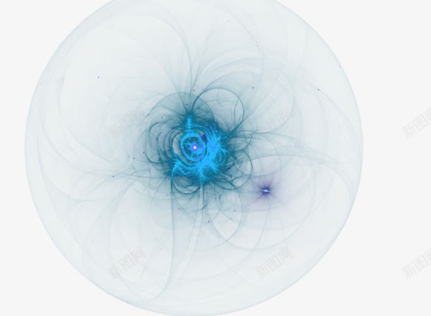 科技感光效png免抠素材_新图网 https://ixintu.com 几何png 创新 蓝色悬浮