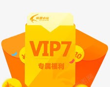 VIP福利卡通电商素材