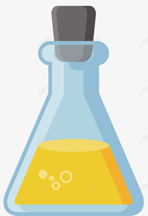 锥形瓶卡通器皿矢量图ai免抠素材_新图网 https://ixintu.com 化学器皿 医学器皿 卡通 卡通器皿 实验器皿 矢量器皿 矢量图 锥形瓶 黄色液体