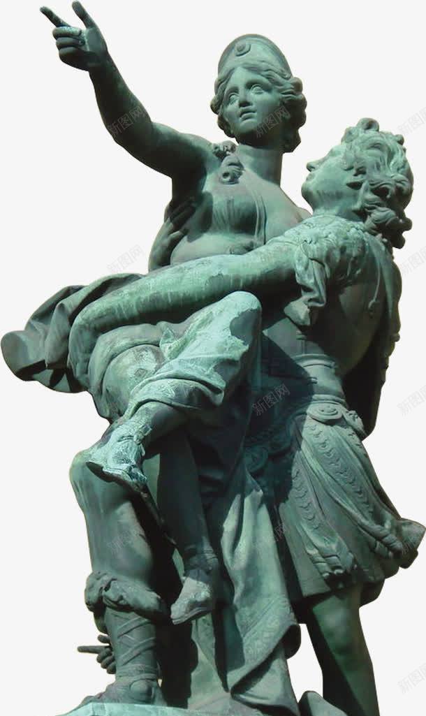 西方雕塑png免抠素材_新图网 https://ixintu.com 爱情雕塑 用别的情侣 西方国家 雕像 青铜色