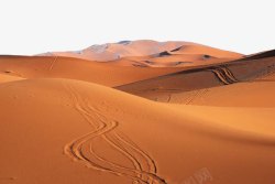 美丽的黄昏美丽的沙漠景色高清图片