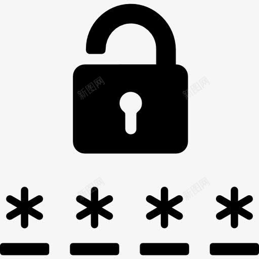密码图标png_新图网 https://ixintu.com PIN码 保护 多媒体 安全 密码 接口