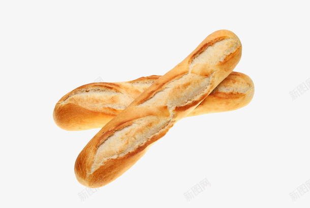 简洁食物两个长面包法棍png免抠素材_新图网 https://ixintu.com 两个面包 法国 法式长棍面包 法棍 面包 食物