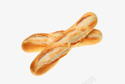 手拿长棍面包简洁食物两个长面包法棍高清图片