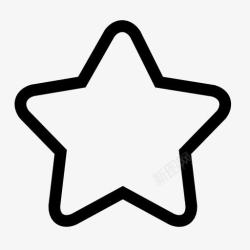 star空心五角星图标高清图片