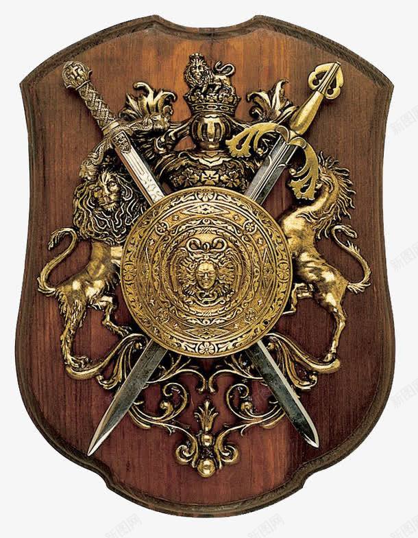 盾牌和剑png免抠素材_新图网 https://ixintu.com 中世纪 古代 欧洲 装备 骑士