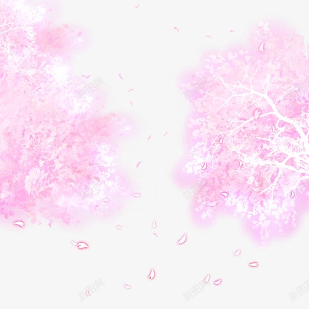 樱花png免抠素材_新图网 https://ixintu.com 樱花 花朵 花束
