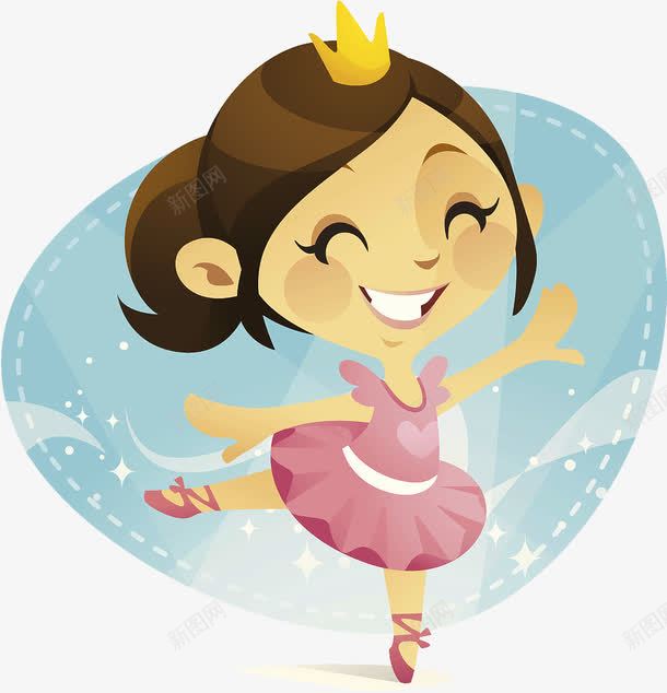 穿礼服表演舞蹈的小女孩png免抠素材_新图网 https://ixintu.com 儿童礼服 儿童舞蹈班 卡通人物 小女孩 穿礼服 翩翩起舞 舞蹈 表演