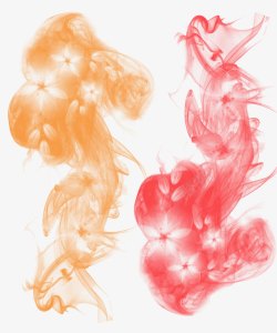 花型烟雾素材