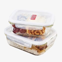 午餐盒食材密封保鲜盒高清图片