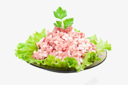蛋白质的食物新鲜碎猪肉高清图片