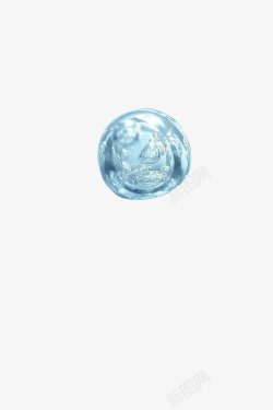 透明小水滴透明水球高清图片