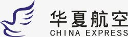 航空标识华夏航空logo矢量图图标高清图片