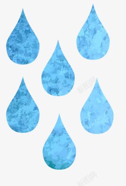 雨滴形状水滴雨滴高清图片