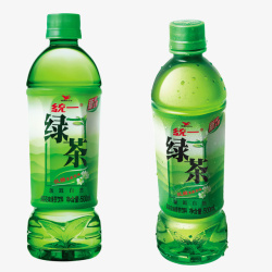 绿茶饮品统一绿茶瓶装psd源文件高清图片