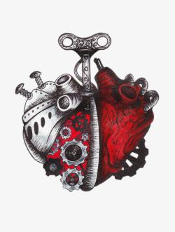 创意心脏机械心脏高清图片