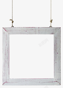 裂纹木板灰色斑驳框框挂着的木板实物高清图片