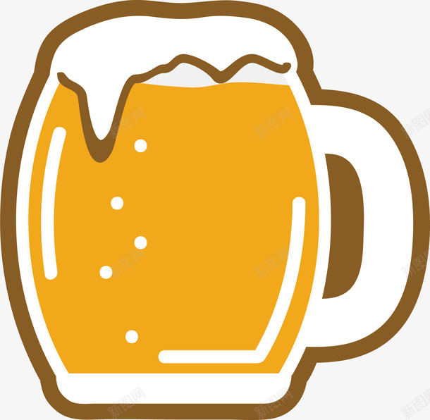 黄色的比利时啤酒杯图标png_新图网 https://ixintu.com 卡通 啤酒LOGO 啤酒杯 比利时啤酒 比利时啤酒LOGO 比利时啤酒杯 黄色