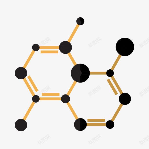 化学分子结构矢量图ai免抠素材_新图网 https://ixintu.com 分子 化学 结构 矢量图