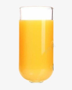 果汁黄色一杯好喝的芒果汁儿高清图片