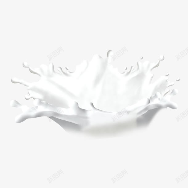飞溅的牛奶png免抠素材_新图网 https://ixintu.com 泼洒 牛奶 白色 飞溅