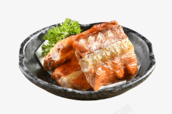 鱼肉料理美味炙烤三文鱼排小吃高清图片