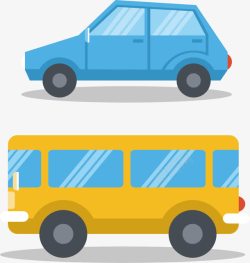 巴士标志卡通交通工具高清图片