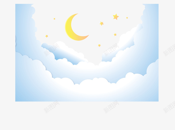 夜晚空中的云朵月亮png图片免费下载 素材7jsuauevq 新图网 夜晚空中的云朵月亮png图片免费下载 素材7jsuauevq 新图网