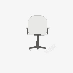 电脑椅矢量白色的个性电脑椅高清图片