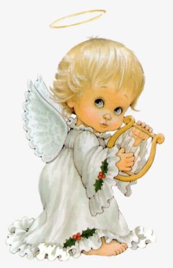 基督教的翅膀好奇的小天使高清图片