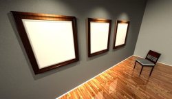 展厅的空白相框图片展厅的空白相框高清图片