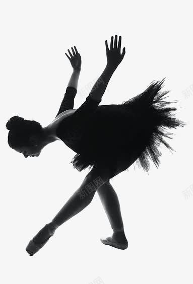 逆光拍摄的舞者png免抠素材_新图网 https://ixintu.com 舞者 芭蕾舞着 逆光舞者