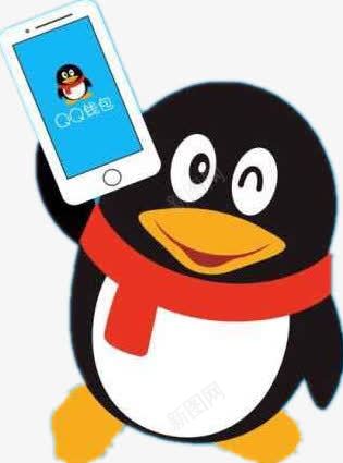 QQ钱包小企鹅png免抠素材_新图网 https://ixintu.com QQ 企鹅 功能 手机 支付 经典 钱包