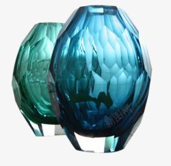 伊莎世家棱角超质感透明玻璃花瓶高清图片