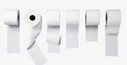 卷筒卫生纸各种各样的卫生卷筒纸高清图片