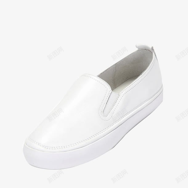 纯色板鞋png免抠素材_新图网 https://ixintu.com 产品实物 休闲 懒人鞋 白色 白鞋 运动