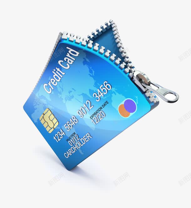 创意信用卡钱包psd免抠素材_新图网 https://ixintu.com 信用卡 卡 拉链 购买 钱包 银行卡