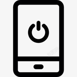 app按钮与智能手机关闭手机图标高清图片