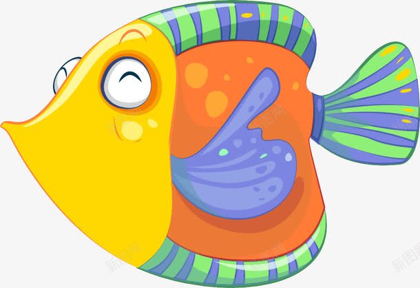 卡通亲嘴鱼png免抠素材_新图网 https://ixintu.com Q版亲嘴鱼 可爱的亲嘴鱼 手绘亲嘴鱼 接吻鱼