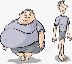 胖瘦对比胖瘦对比高清图片