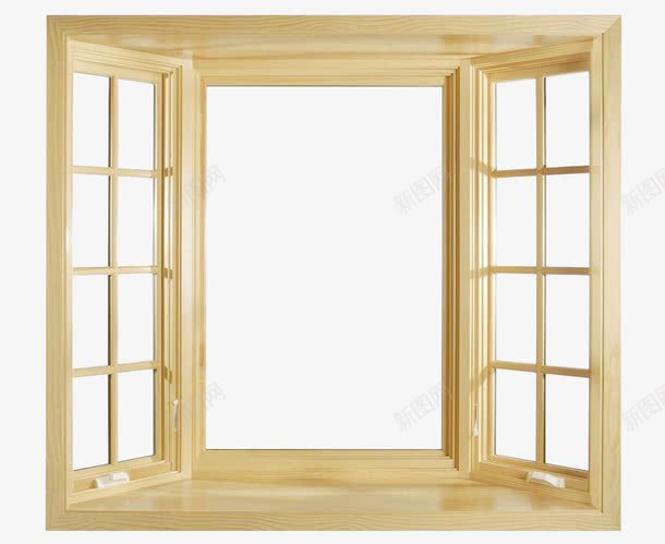 木头窗户png免抠素材_新图网 https://ixintu.com png 免费下载 玻璃窗 透明图片
