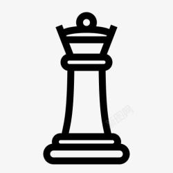 战斗将军国际象棋图游戏女王国际素材