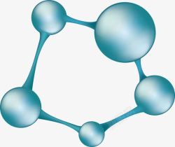 五边形分子结构图素材